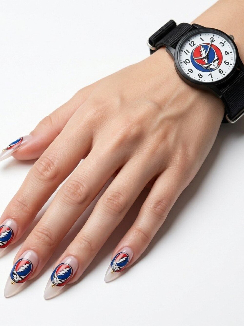 Grateful Dead Ltd Edition 2.0 Analog Watch Black Band Luminous Hands Brand New - Picture 4 of 13